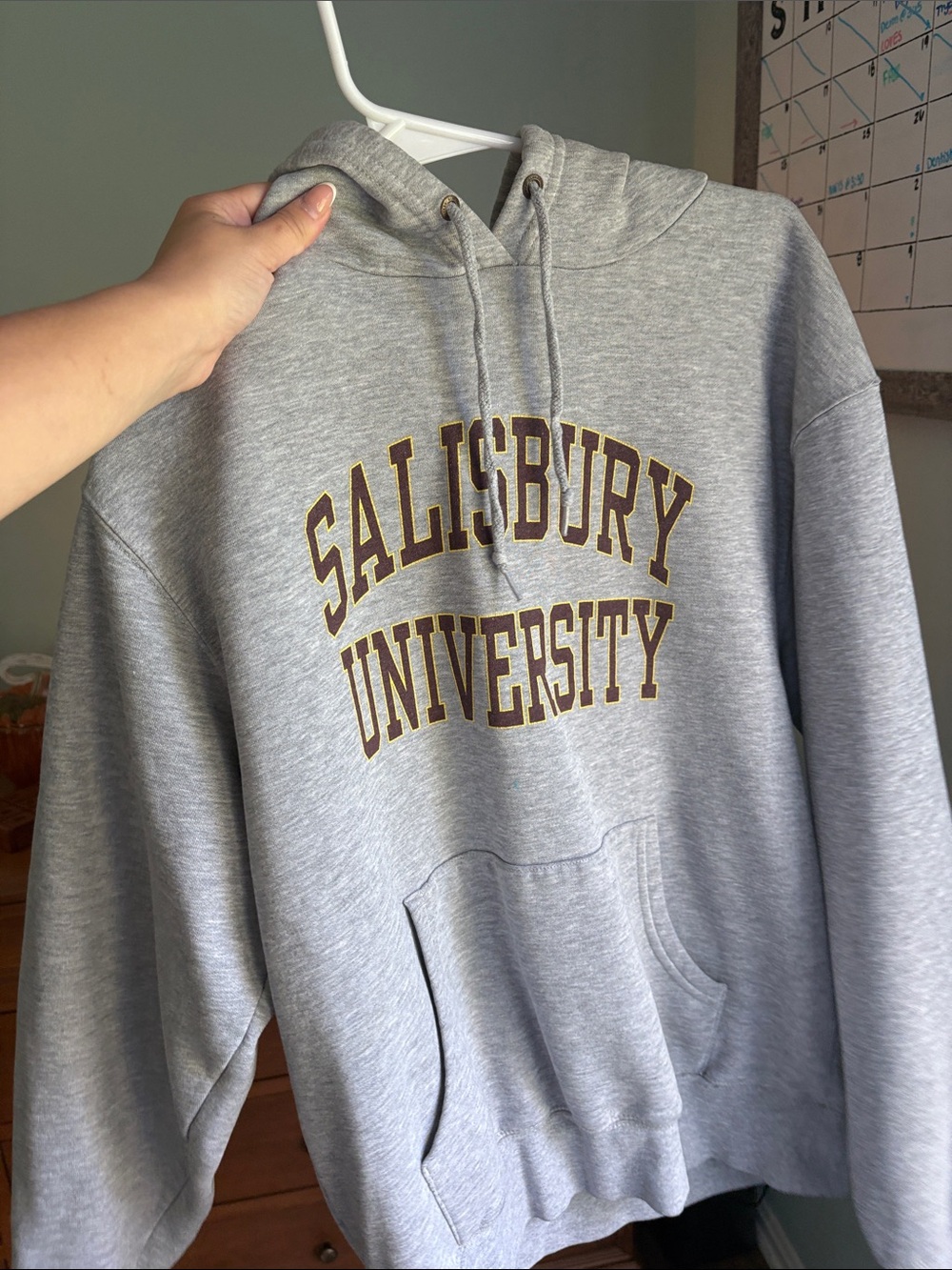 Gray Pullover Hoodie